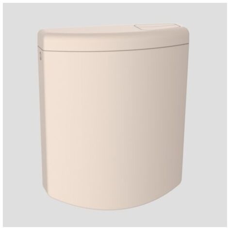 Sanit Spülkasten Bonito Duo 91A04040099 bahamabeige, mit Eckventil, 6 - 9 Liter