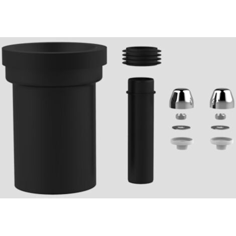 SANIT WC-Anschlussgarnitur 180 mm DN100 chrom