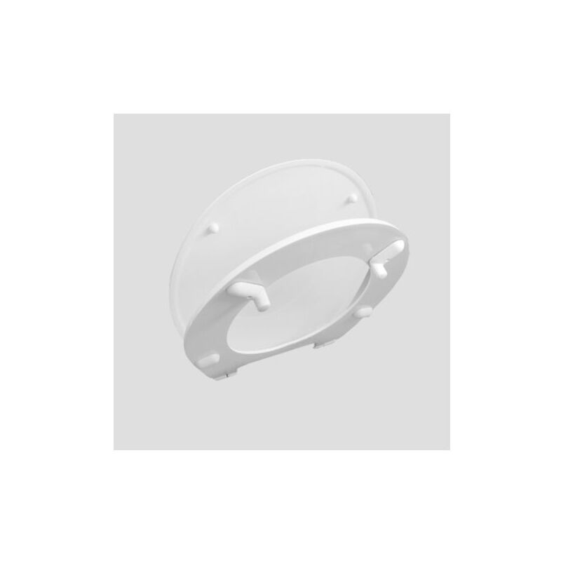 Sanit WC siège 4002 (abumed) 56038010000 blanc, charnières en acier inoxydable, les soins infirmiers