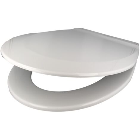 SANIT EISENBERG SANIT WC-Sitz, DESIGN 6000, Schaniere Edelstahl 56.014.01..0000 weiß