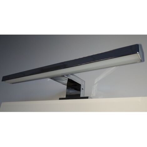 Sanitaire – Applique barrette LED 30 cm – Finition chromée – Température de couleur 6000 K – IP44 – Raccordement direct sur secteur