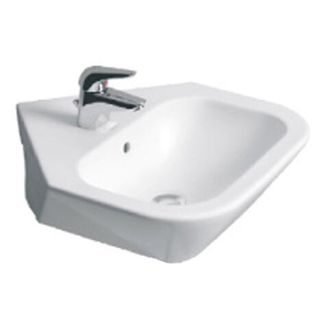 SANITANA NEXO Lavabo Mural de Esquina 50 Blanco Brillo - ref: S10074617200000