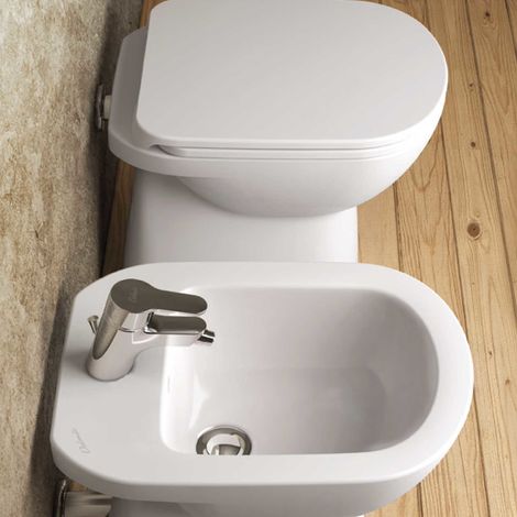 Water E Bidet Insieme.Sanitari A Terra Distanziati Da Parete Dolomite Gemma 2 Wc Bidet E Sedile Gemma2 Terra Dist St