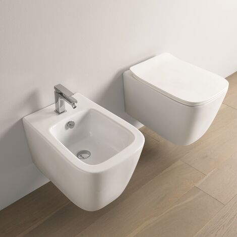 Sanitari A16 mini sospesi salvaspazio senza brida cm. 45x36 con