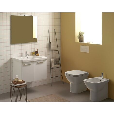 Sanitari Daily filomuro cm. 53x37 con sedile a chiusura