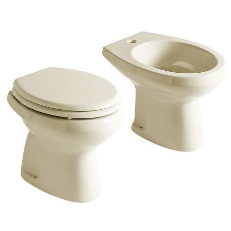 Sanitari Donatello New scarico terra cm. 49x39 con sedile in