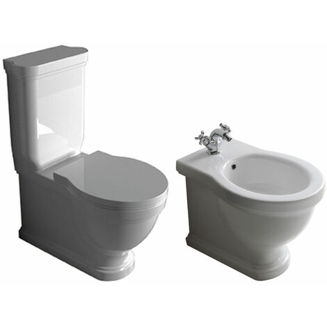 Sanitari Ethos monoblocco cm. 68x38 con sedile softclose di