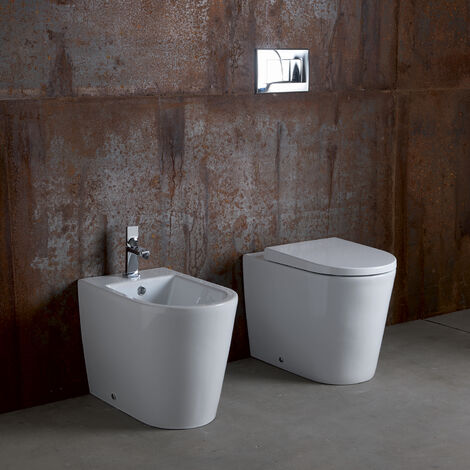 Bagni E Sanitari Moderni.Sanitari Filomuro Moderni Sanindusa Urb Y Plus 55 Wc Bidet E Sedile Soft Close Urbyplusfm