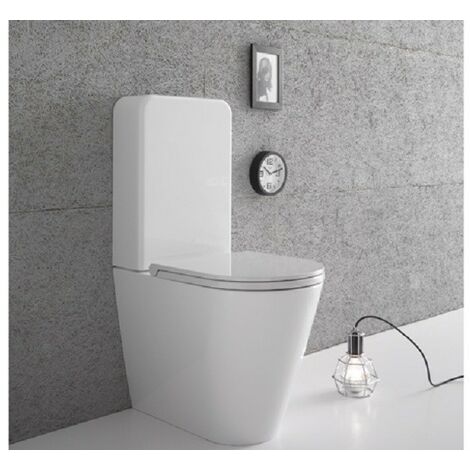Sanitari Forty3 monoblocco cm. 58x36 con sedile sottile softclose