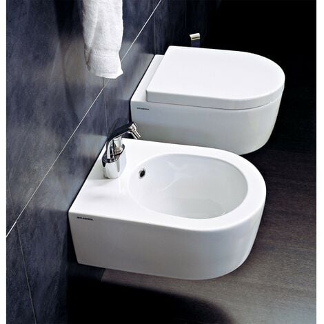 Sanitari Link mini sospesi salvaspazio cm. 48 5x36 con sedile