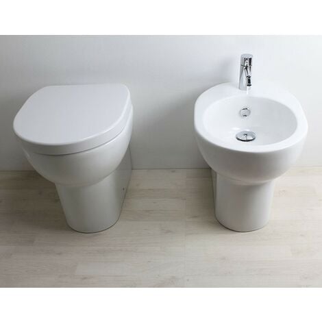 Sanitari M2 mini filomuro salvaspazio cm. 45x35 con sedile