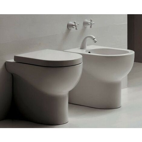 Sanitari bagno vaso water filo muro+bidet, coprivaso frizionato, Fast  Azzurra Arredobagno e Cucine s.r.l.s.