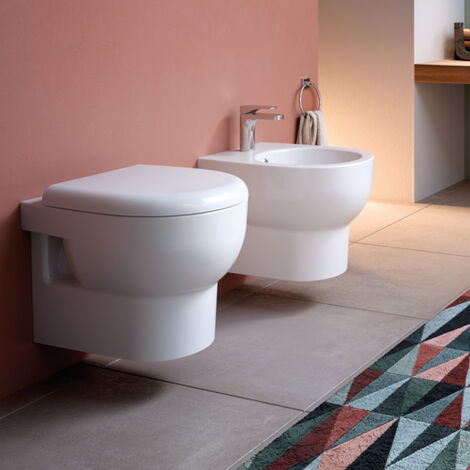Sanitari Smarty 2.0 sospesi senza brida cm. 50x35 con sedile