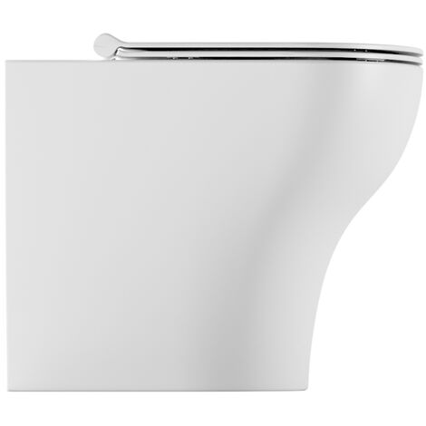 Sanitari Unica filomuro senza brida cm. 55x45 con sedile sottile