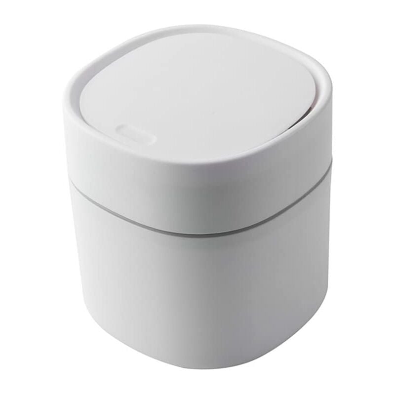 Sanitary bucket for peeling melon seeds - Car trash bucket (white spring lid)