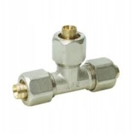 Sanitas  Raccord Té 26-20-26 - PEX Ageva - Durable - Haute Qualité - Facile  Installer