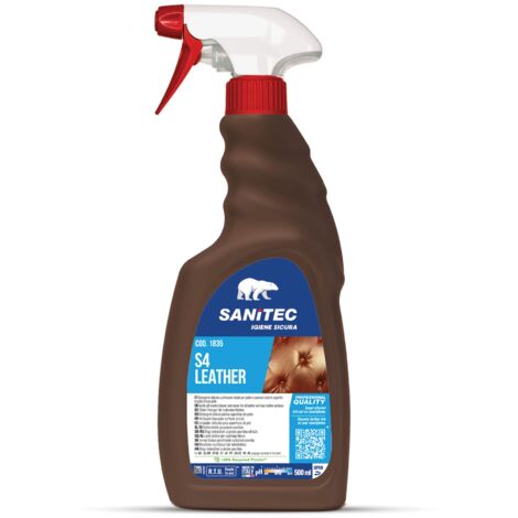 SANITEC igiene sicura Sanitec Pelle, Detergente Specifico, Spray 500 ml
