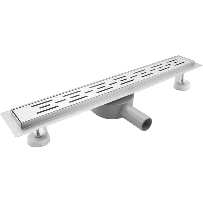 Sanitemodar - Caniveau de douche 120cm, Panneau Linéaire, Caniveau de douche 360°siphonné avec appareil désodorisant et filtre à cheveux