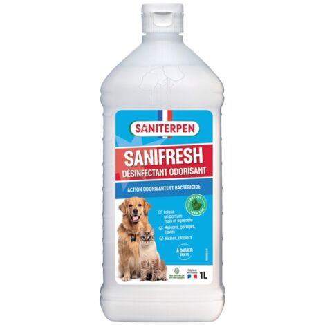 SANITERPEN DÉSINFECTANT ODORISANT CONCENTRÉ SANIFRESH - POUR L'HABITAT - 1 L 36012080