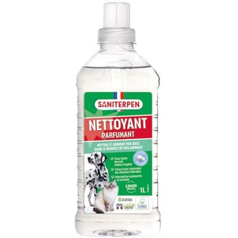 SANITERPEN - Nettoyant parfumant écologique douceur de coton 1 L