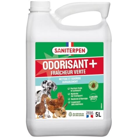 SANITERPEN - Odorisant plus fraicheur verte 5 L