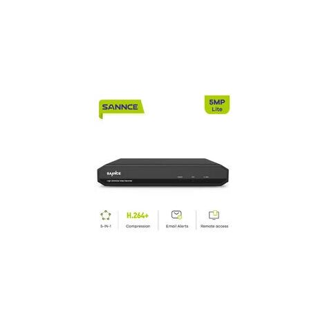 SANNCE 5MP DVR-Recorder – 8 Kanäle ohne Festplatte