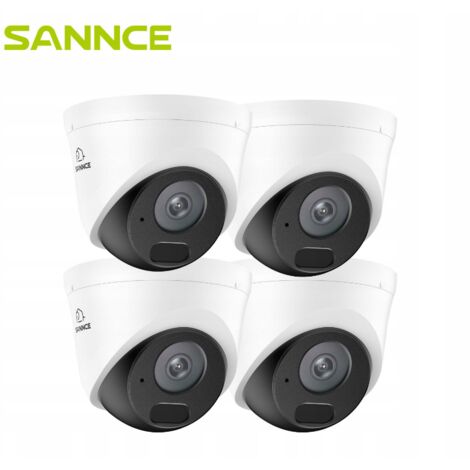 SANNCE 5MP POE-Sicherheitskamerasystem mit Personenerkennung und intelligenter Wiedergabe (IP67)