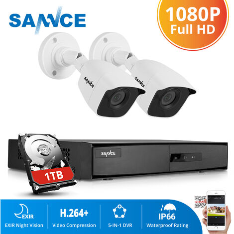 ANNKE Système de caméra de sécurité CCTV filaire 16 canaux 5MP H.265 pro DVR avec caméras de surveillance HD 5MP pour la maison Kits de vidéosurveillance extérieure 12 caméras
