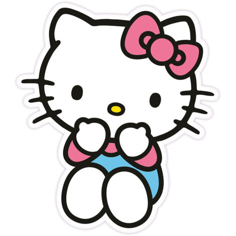 SANRIO OREILLER HELLO KITTY BLUE PANTS 36 CM HERDING