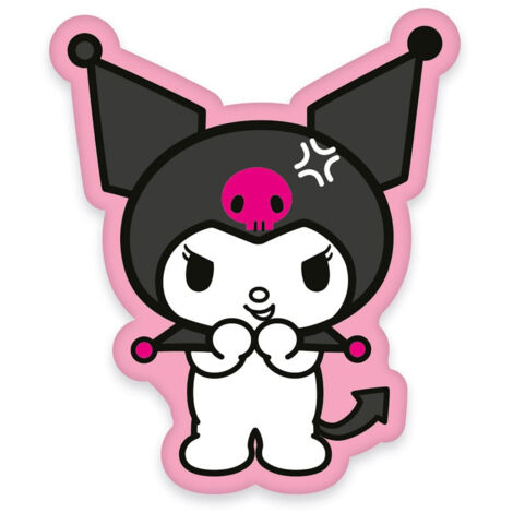 SANRIO OREILLER KUROMI SMILING 36 CM HERDING