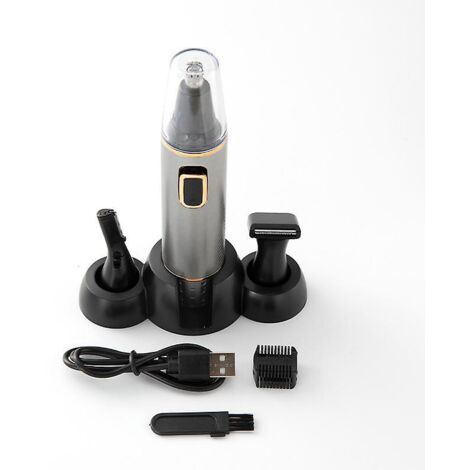 sans Douleur Tondeuse Nez Oreilles Homme,lectrique Tondeuse Nez Homme,tondeuse Nez & Rasoir Nez,lames  Double Bord Avec Tanchit Ipx7,moteur Puissa