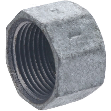 SANS MARQUE Bouchon pour tube en acier galvanisé, femelle, diam. 26 x 34 mm
