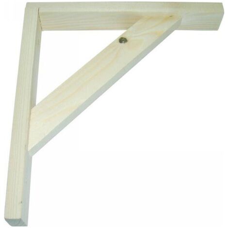 SANS MARQUE Console pour tablette bois éco 135X150 pin brut