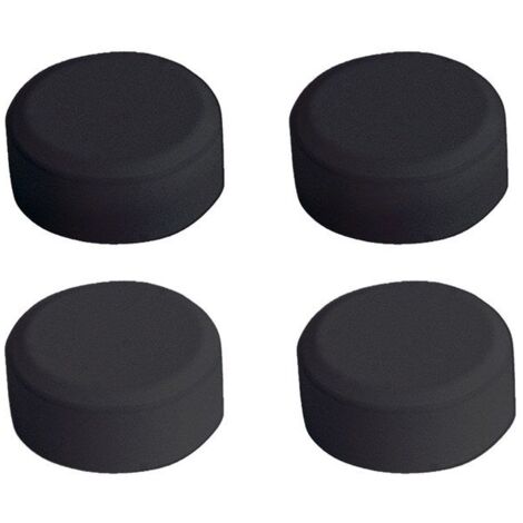 SANS MARQUE Fixations miroirs rondes noires