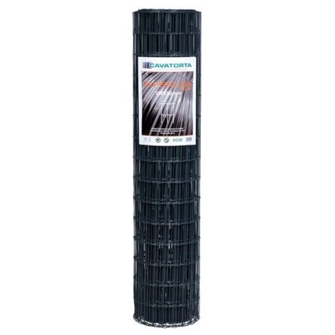 SANS MARQUE Grillage Gris Maille 100X50 H150 L25M