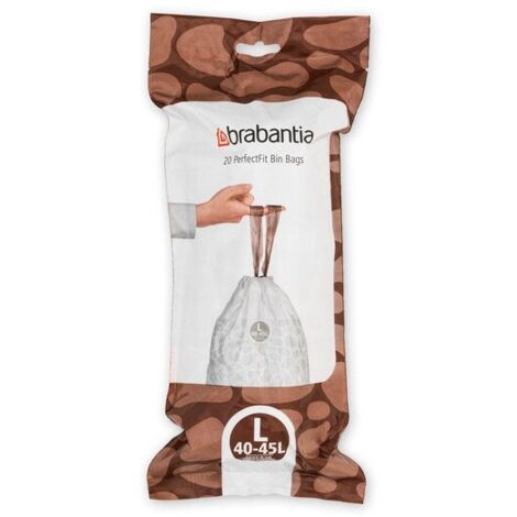 SANS MARQUE Lot  de 20 sacs-poubelle BRABANTIA code L 45l