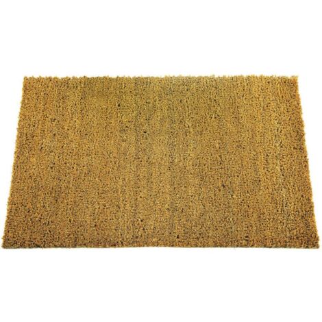 SANS MARQUE Tapis grattant en coco naturel uni 33 x 60 cm