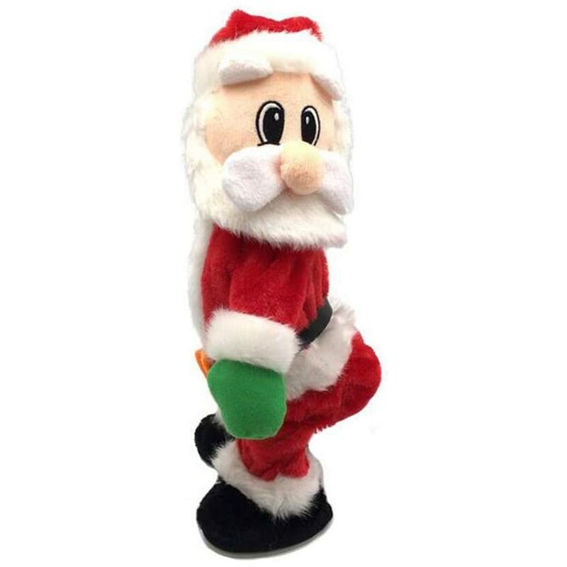 

Santa Claus Shake Dancing Twerk Hips Santa Claus cantando Santa Claus Dance Toys Navidad Muñecas eléctricas Regalo para niños Decorativo Navidad