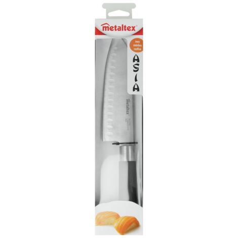 Santokumes Metaltex Asia 30 cm Noir/Acier inoxydable