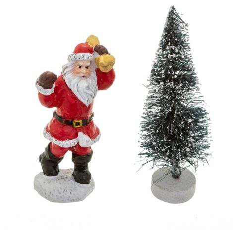 Santón para el pueblo del árbol de Navidad y figuras a juego - Feeric lights & christmas
