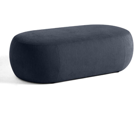 Santorini - modularer hocker - aus strukturiertem stoff - marineblau