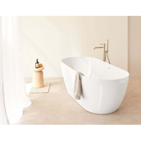 SANYCCES TRENTO Bañera Exenta Acrílica Blanco Brillo - Medida: 80x170 cm - ref: BN125170080WG