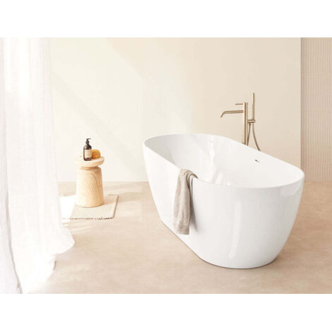 SANYCCES TRENTO Bañera Exenta Acrílica Blanco Mate - Medida: 75x150 cm - ref: BN125150075WM