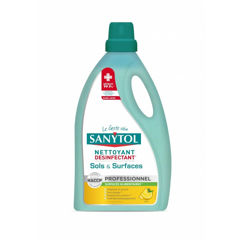SANYTOL Désinfectant multi-usages Citron SANYTOL 5 l