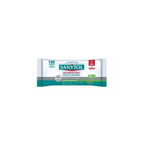 Sanytol Pro Lingettes Desinfectantes X120 - SANYTOL