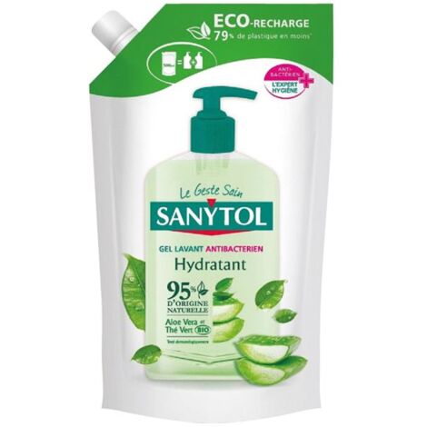 SANYTOL - Sanytol recharge savon antibactérien hydratant 500 ml