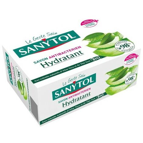 Lingettes désinfectantes multi-usages Sanytol 94 % végétal, eucalyptus et  menthe