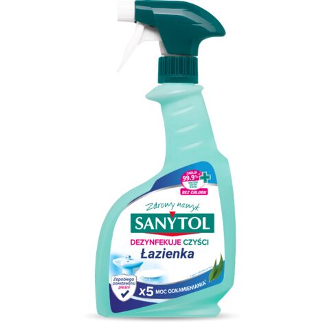 Sanytol Spray de baño con aroma a Eucalipto, limpia, desincrusta y desinfecta 500ml