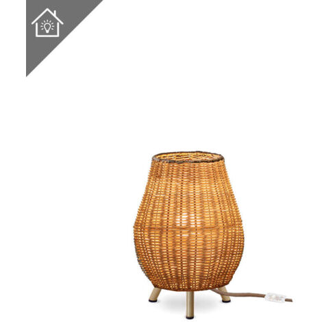 SAONA 30 cm Lampe de table. Ampoule non incluse. Fabriquée en Espagne
