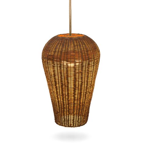 SAONA 50 cm Lampada a sospensione con luce calda a LED e batteria ricaricabile. Prodotto in Spagna